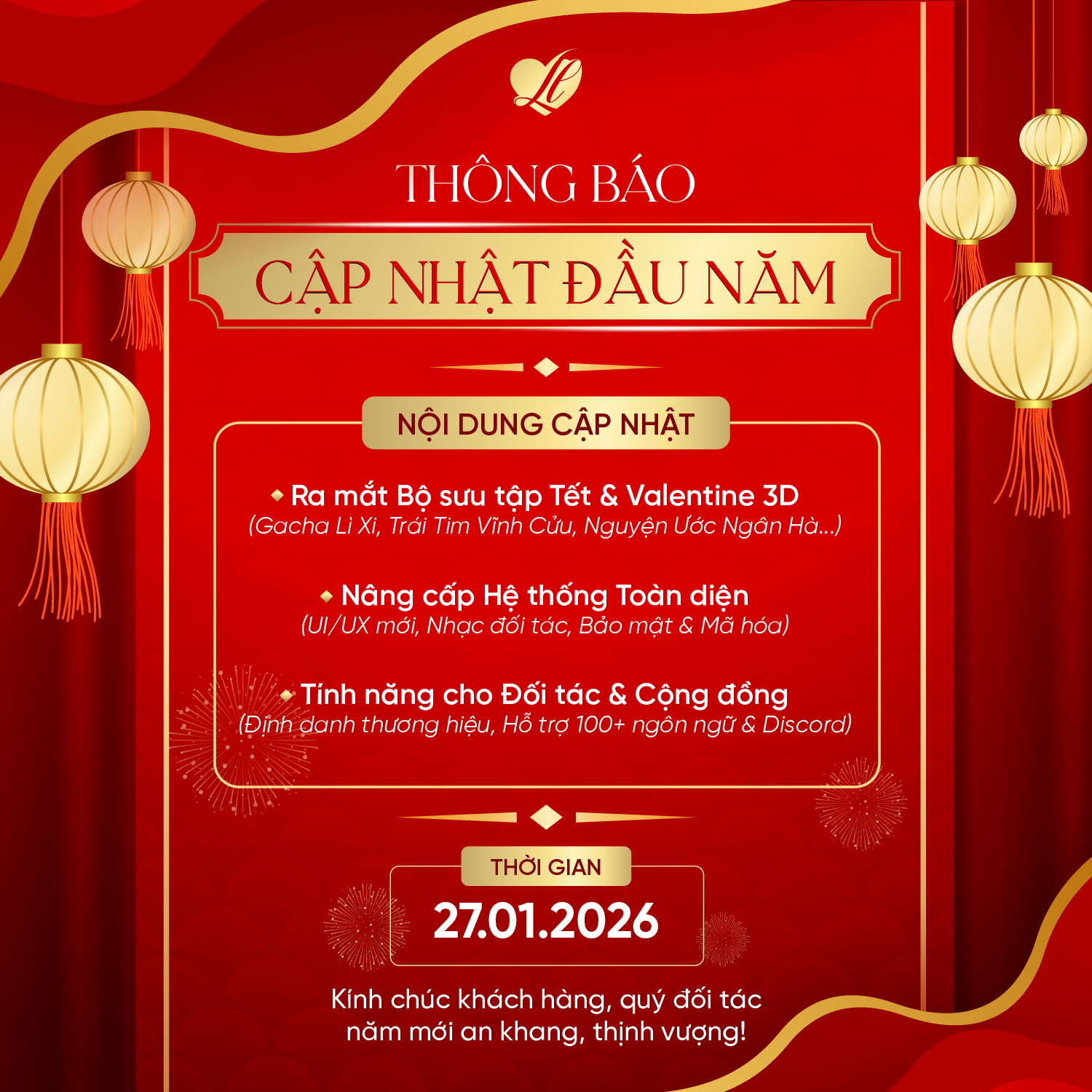 Cập nhật LoveLoom 27/01/2026